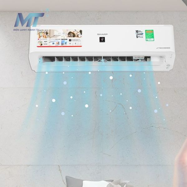 add-dieu-hoa-Sharp Điều hòa Sharp Inverter 9000 BTU AH-XP10YHW hàng 99%