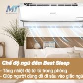 Điều hòa Sharp 1 chiều Inverter 1.5HP-12.000BTU AH-X13ZEW hàng 99%