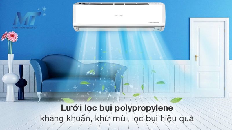 Điều hòa Sharp 1 chiều Inverter 2HP-18.000BTU AH-X18ZEW hàng 99% Điều hòa Sharp 1 chiều Inverter 2HP-18.000BTU AH-X18ZEW hàng 99%
